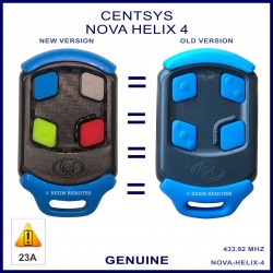 Centsys Nova Helix multi-colour 4 button genuine gate remote control