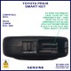 Image shows the location of the slot to use to open the case up