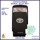 	Image shows how to slide off the back cover to access the battery comparment and read the model sticker