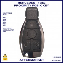 Mercedes BE FBS3 programable 3 button proximity fobik key