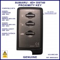 Subaru Forester - Impreza & Liberty - Denso 14ACA - 271451-0780 - genuine 3 button smart key