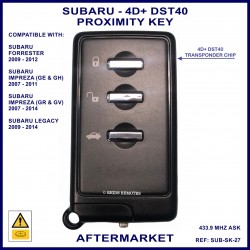 Subaru Forrester - Impreza & Legacy - Denso 14ACA - - 271451-0780 - 3 button smart key