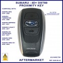 Subaru BRZ Forrester Impreza Legacy XV Crosstrek WRX - Denso 14AHB - 3 button smart key