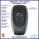 Subaru BRZ Forester Impreza Legacy XV Crosstrek WRX - Denso 14AHB - 3 button smart key