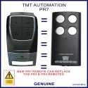 TMT Automation Inc PR7 - 4 button black swing or sliding gate remote