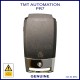 Image shows the new  back of the case of a TMT Automation PR7 remote