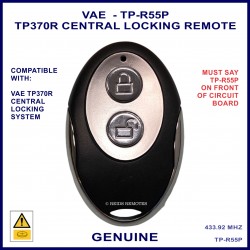 VAE TP-R55 2 button TP370R central locking remote replacement