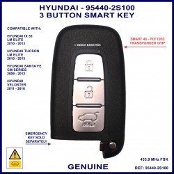 Hyundai IX35 LM Elite 95440-2S100 3 button genuine proximity key