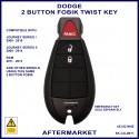 Dodge Journey & RAM 2 button fobik remote twist key