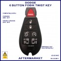 Dodge Grand Caravan 6 button fobik remote twist key