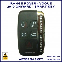 Range Rover Voque from 2010 onward - aftermarket 5 button smart proximity key 433 MHz