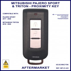 Mitsubishi Pajero Sport & Triton 2 button OCHGHR-M004 smart proximity remote key