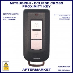 Mitsubishi Eclipse Cross 2018 onward 2 button OCHGHR-M014 smart proximity remote key