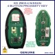 Image shows the front and back of the PCB used in this aftermarket Nissan proximity remote key