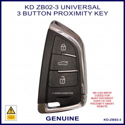 BMW style aftermarket 3 button universal smart proximity key ZB02-3