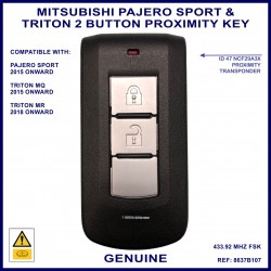 Mitsubishi Pajero Sport Qe & QF - Triton MQ & MR genuine 2 button 8637B107 smart proximity remote key