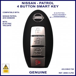 Nissan Patrol genuine 285E3-1LP0C 4 button smart proximity remote key