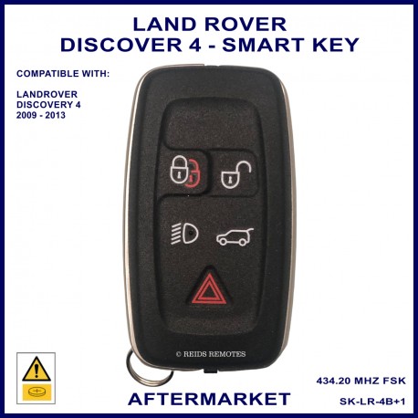Land Rover Discovery 4 2009 - 2013 - 5 button smart proximity key 433 MHz