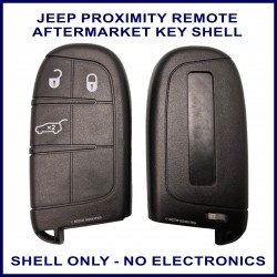 Jeep Renegade & Compass 3 button smart proximity key replacement remote case