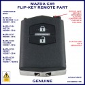 Mazda CX9 2007 - 2014 - genuine CC33-67-5RYC 2 button flip key remote part