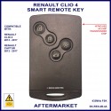 Renault Clio 4 2012 - 2019 4 button keyless start keycard aftermarket