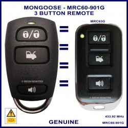 Image shows Mongoose MRC60-901G on the left and the older MRC63G which it can replace on the right