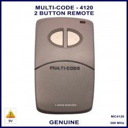 MULTI-CODE 4120 new shape 2 button 10 dip switch remote