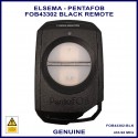 Elsema PentaFOB 43302 433mhz Black remote control with 2 white buttons
