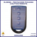 Elsema PentaCode PCK43304 4 button blue remote