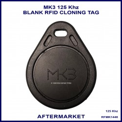 125 KHz RFID tag duplication - MK3 black tag