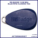 ReBadge blue 13.56 MHz high frequency RFID blank cloning tag