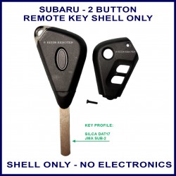 Subaru Forester Impreza Liberty, Outback 3 button triangle shape remote key replacement shell