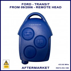 Ford Transit blue key 3 button aftermarket remote key