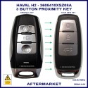 Haval H2 2015-2023 Hella 3608410XSZ08A aftermarket 3 button proximity key