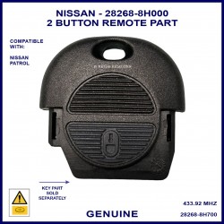 Nissan Patrol 28268-8H700 genuine 2 button remote part