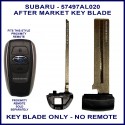 Subaru Denso 14AHK & AHB emergency key blade to match part number 57497AL020