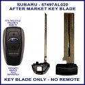 Subaru Denso 14AHK & AHB emergency key blade to match part number 57497AL020