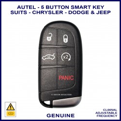 Autel Chrysler, Dodge & Jeep compatible 5 button proximity remote key  CL005AL
