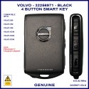 Volvo S90 V60 V90 XC40 XC60 XC90 black 4 button 434MHz proximity remote HUF8423 key