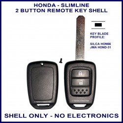 Honda 2 button slimline car key shell replacement
