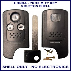 Honda 3 round button proximity remote key shell replacement