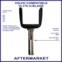 VL17U Keyline NE66 u-blade for use with Volvo keys