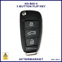 B02-3 Audi style 3 button writable remote flip key