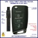 VW Golf Mk 7 - Polo & Touran compatible flip key 5G0 959 752 BA MQB48