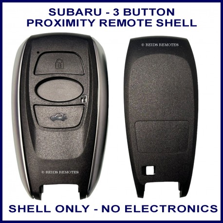Subaru BRZ Forrester Impreza Legacy Outback XV Crosstrek WRX - 3 button smart key replacement case