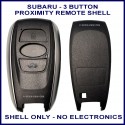 Subaru BRZ Forrester Impreza Legacy Outback XV Crosstrek WRX - 3 button smart key replacement case