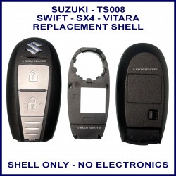 Suzuki TS008 style proximity remote replacement shell suits Swift SX4 or Vitara