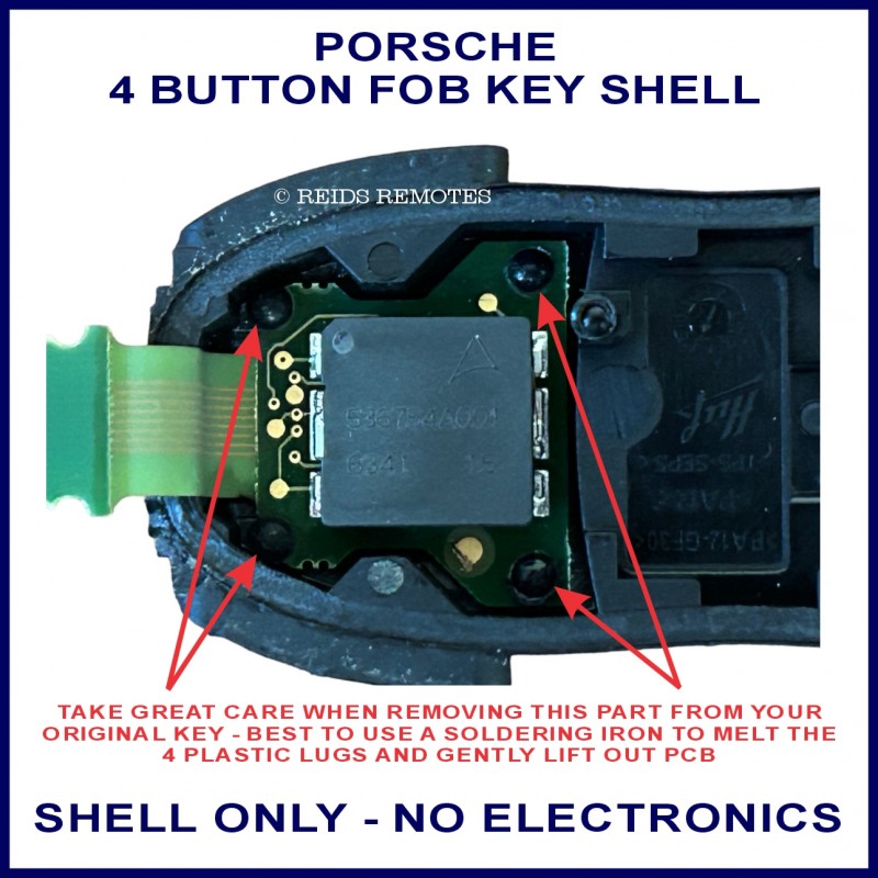 Sub Gray Key Fob Cover Compatible With Porsche Cayenne 2018-2025 Panamera 201