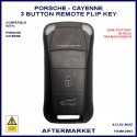 Porsche Cayenne 3 button twist ignition flip key with PCF7947 chip