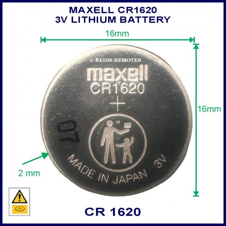 CR1620 BATTERY FOB REMOTES 3V L